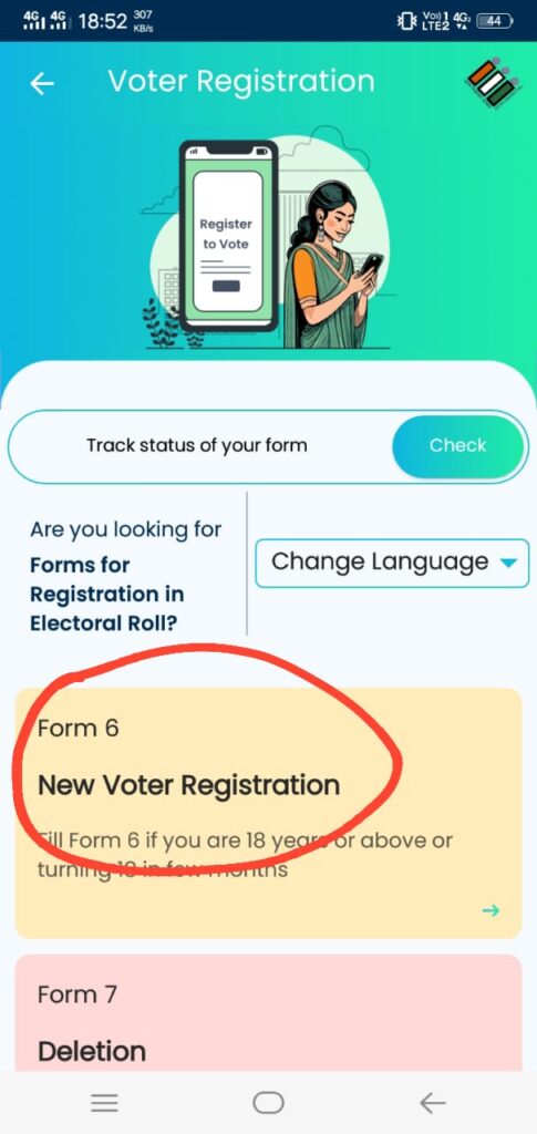 Voter card apply online app