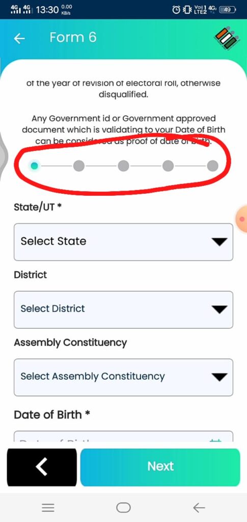 Voter card apply online app