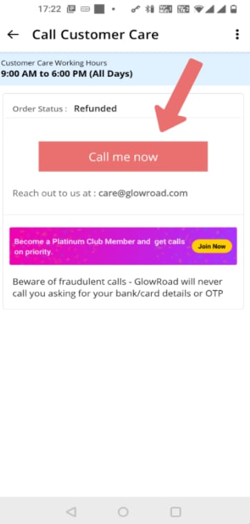 GlowRoad Customer Care Number